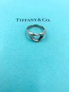 Tiffany 
Co 925 Silver Open Heart Ring Size 5.75