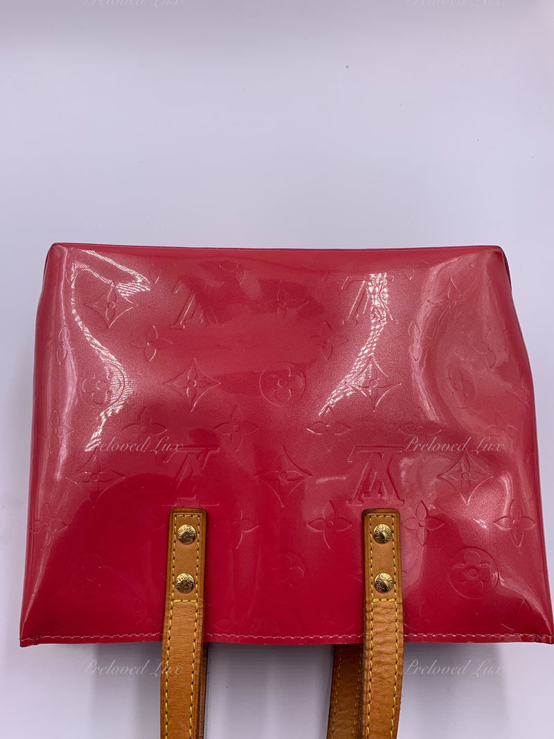 Sold-LOUIS VUITTON Monogram Vernis Reade PM Red/Pink