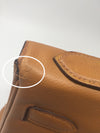 Sold-HERMES Vintage Kelly 32 Clemence Leather Gold Color GHW