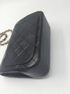 Sold-CHANEL Lambskin Vintage Single Flap - Black GHW