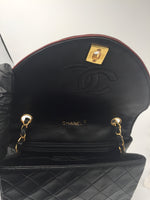 Sold-CHANEL Lambskin Vintage Single Flap - Black GHW