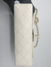 Sold-CHANEL CC Medium Classic Double Flap -  Cream - Matte Gold Hardware