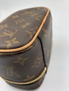 LOUIS VUITTON Monogram Nano Nice Cosmetic Vanity Top Handle Bag