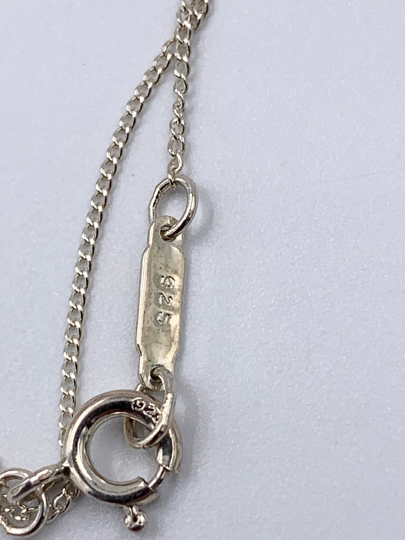 Sold-Tiffany 
Co Silver 925 Triple Open Hearts Necklace