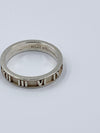 Tiffany 
Co 925 Silver Atlas Narrow Ring Size 7.5