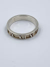 Tiffany 
Co 925 Silver Atlas Narrow Ring Size 7.5