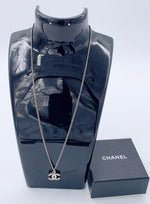 Sold-CHANEL CC Rhinestones Necklace