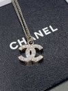 Sold-CHANEL CC Rhinestones Necklace