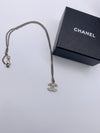 Sold-CHANEL CC Rhinestones Necklace