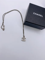 Sold-CHANEL CC Rhinestones Necklace