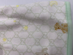 Sold-Kids - Gucci Little Friends Baby Reversible Hat White Green with Box