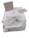 Sold-Kids - Gucci Little Friends Baby Reversible Hat White Green with Box