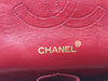 Sold - CHANEL Lambskin Double Chain Double Flap Bag black/GHW