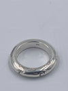 Sold-CHANEL 925 Silver Logo Ring Size 5 1/2