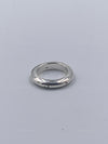 Sold-CHANEL 925 Silver Logo Ring Size 5 1/2