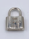 Sold-Tiffany 
Co 925 Silver 1837 Lock Pendant