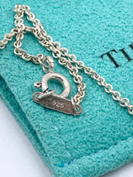 Tiffany 
Co Silver 925 Solid Heart Pendant Necklace