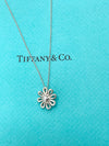 Sold-Tiffany 
Co Silver 925 Paloma Picasso Daisy Flower Pendant Necklace