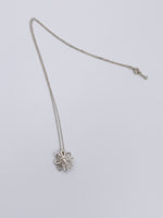 Sold-Tiffany 
Co Silver 925 Paloma Picasso Daisy Flower Pendant Necklace