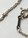 Tiffany 
Co 925 Silver Large (22mm) Open Heart Necklace