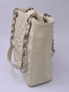 CHANEL Caviar Quilted Petite Shopping Tote Ivory PST vintage canada