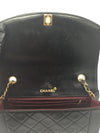 Sold-CHANEL Diana Single Chain Single Flap Bag Black/gold