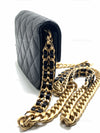 Sold-CHANEL Black Caviar Mini Clutch Crossbody Flap Gold Hardware