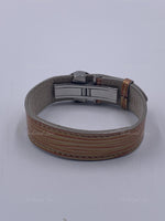 LOUIS VUITTON Light Brown Vernis Leather Good Luck Bracelet