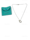 Tiffany 
Co 925 Silver Heart and Circle Tag Pendant Necklace