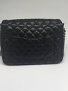 Sold-CHANEL CC Caviar (Large Size) Single Flap Bag black/aged silver hardware