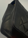 Sold-CHANEL Lambskin Medium Diana Single Chain Single Flap Bag Black/gold