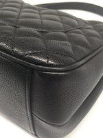 Sold-CHANEL CC Caviar (Large Size) Single Flap Bag black/aged silver hardware