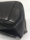 Sold-CHANEL CC Caviar (Large Size) Single Flap Bag black/aged silver hardware