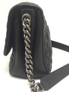 Sold-CHANEL CC Caviar (Large Size) Single Flap Bag black/aged silver hardware