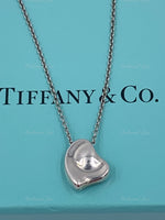 Sold-Tiffany 
Co Elsa Peretti Solid Heart Necklace