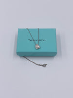 Sold-Tiffany 
Co Elsa Peretti Solid Heart Necklace