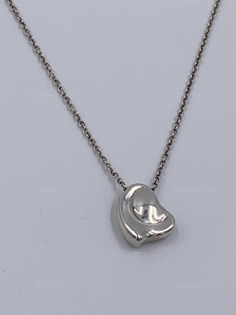 Sold-Tiffany 
Co Elsa Peretti Solid Heart Necklace