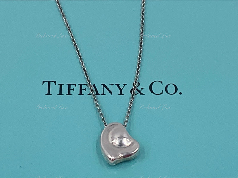 Sold-Tiffany 
Co Elsa Peretti Solid Heart Necklace