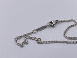 Sold-Tiffany 
Co 925 Silver 1837 Oval Ring Pendant Necklace