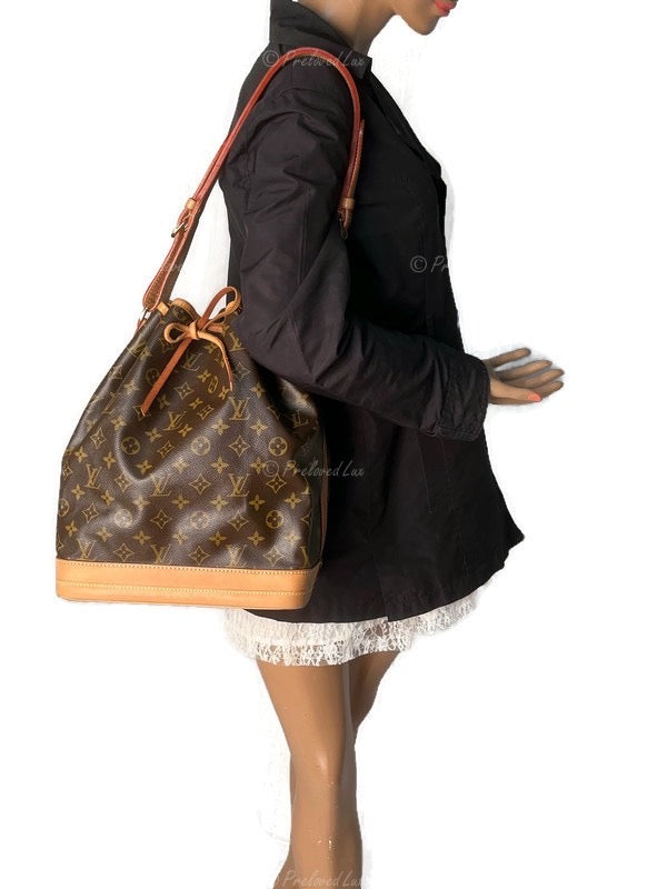 Sold-LOUIS VUITTON Monogram Neo Noe GM Bucket Shoulder Bag