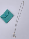 Tiffany 
Co 925 Silver 1837 Triple Circle Pendant Necklace