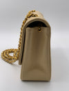 Sold-CHANEL Lambskin Medium Diana Single Chain Single Flap Bag Beige/gold