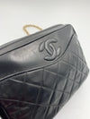 Sold-CHANEL Lambskin Black Camera Bag with Tassel