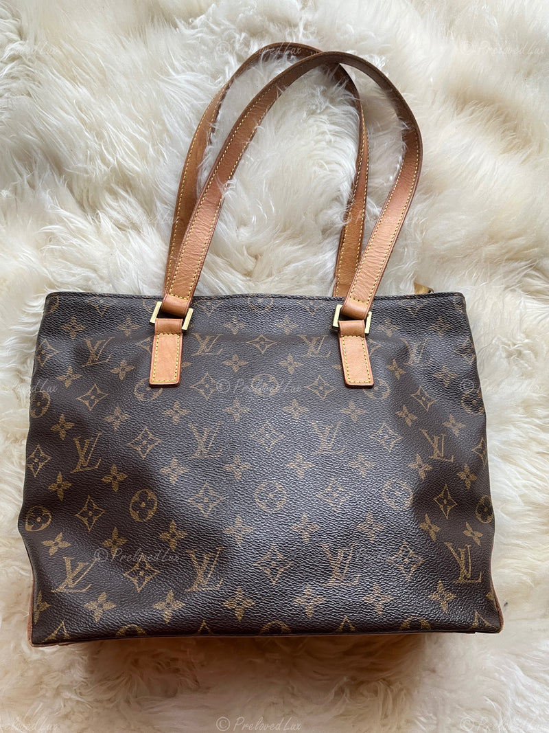 LOUIS VUITTON Monogram Cabas Piano Tote Shoulder Bag