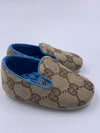 Sold-Gucci Baby Brown Monogram GG Logo Shoes Size EU 16 US 1