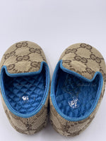 Sold-Gucci Baby Brown Monogram GG Logo Shoes Size EU 16 US 1