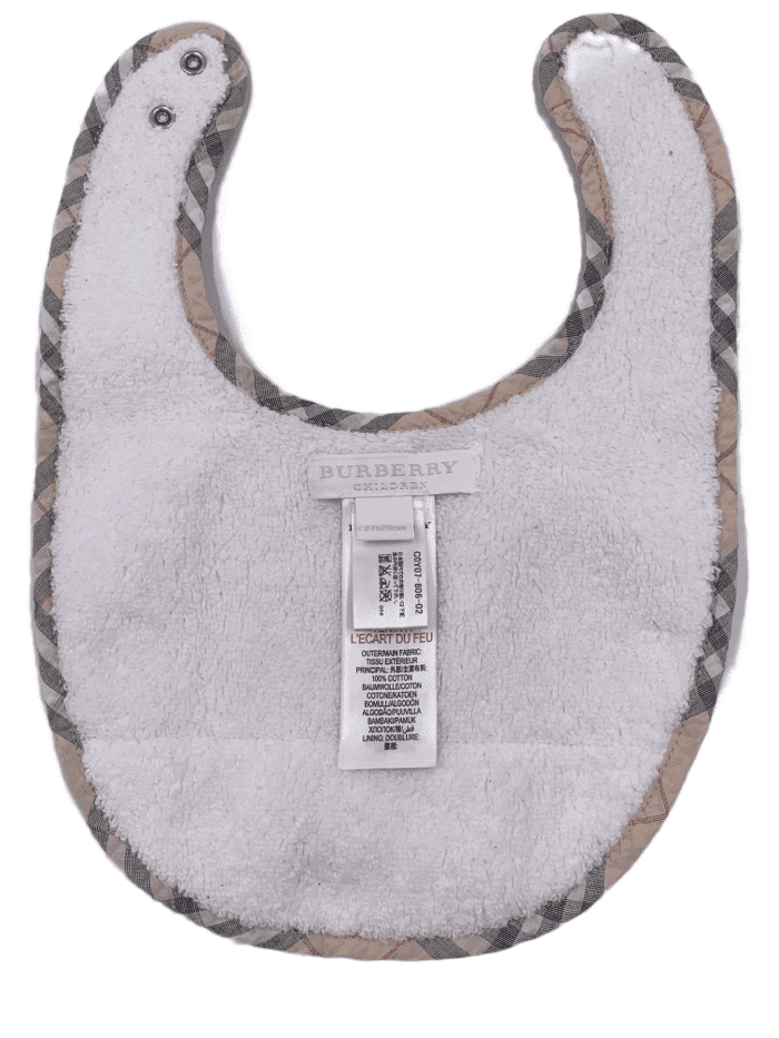 Kids - Burberry Children White baby Bib