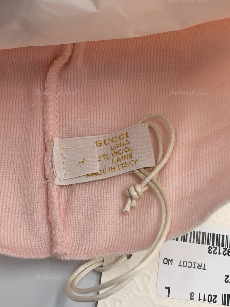 Kids - Gucci Pink Baby Hat Size L