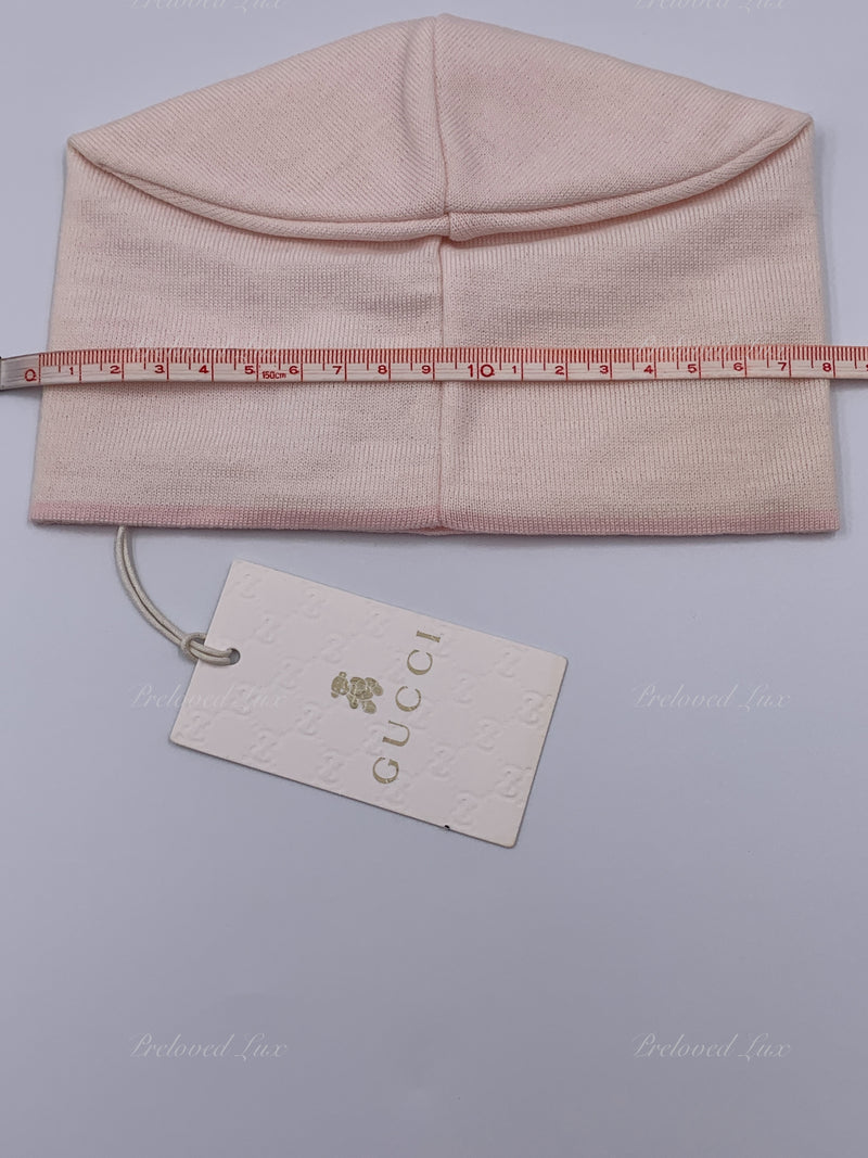 Kids - Gucci Pink Baby Hat Size L