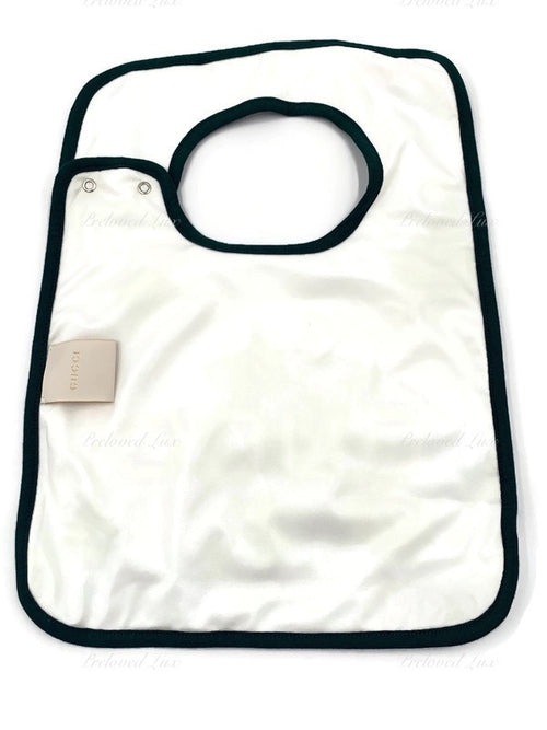 Kids - Gucci White Green baby Bib